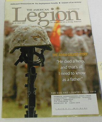 Legion Magazine The Adam Galvez Story May 2007 071714R
