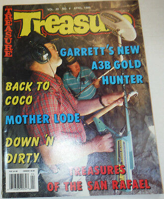 Treasure Magazine Garrett's New A3B Gold Hunter April 1989 121314R2