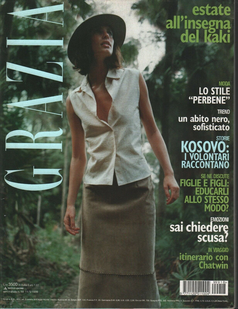 Grazia Italian Fashion Magazine May 11 1999 Kevin Ford Trucco Max 101420ame