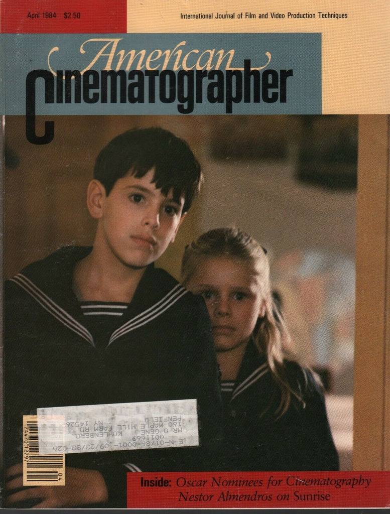 American Cinematographer April 1984 Oscar Nominees Sunrise 010420AME