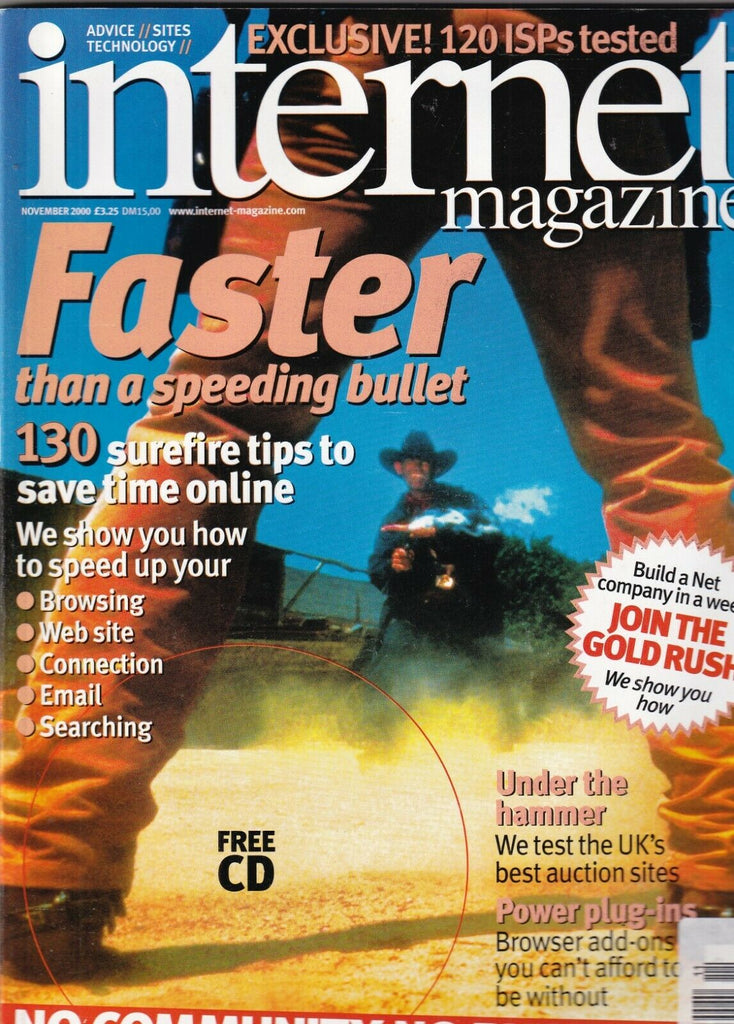 Internet Magazine Internet Faster Than A Bullet November 2000 100919nonr
