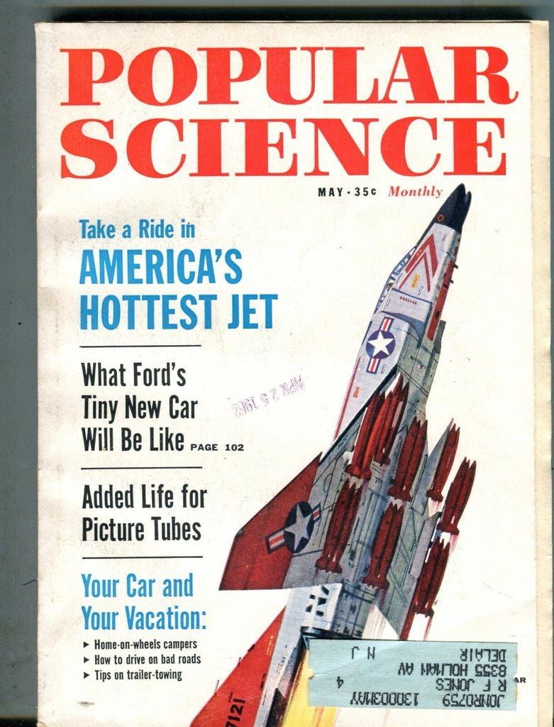 Popular Science Magazine May 1962 Navy Phantom II Jet 062317nonjhe