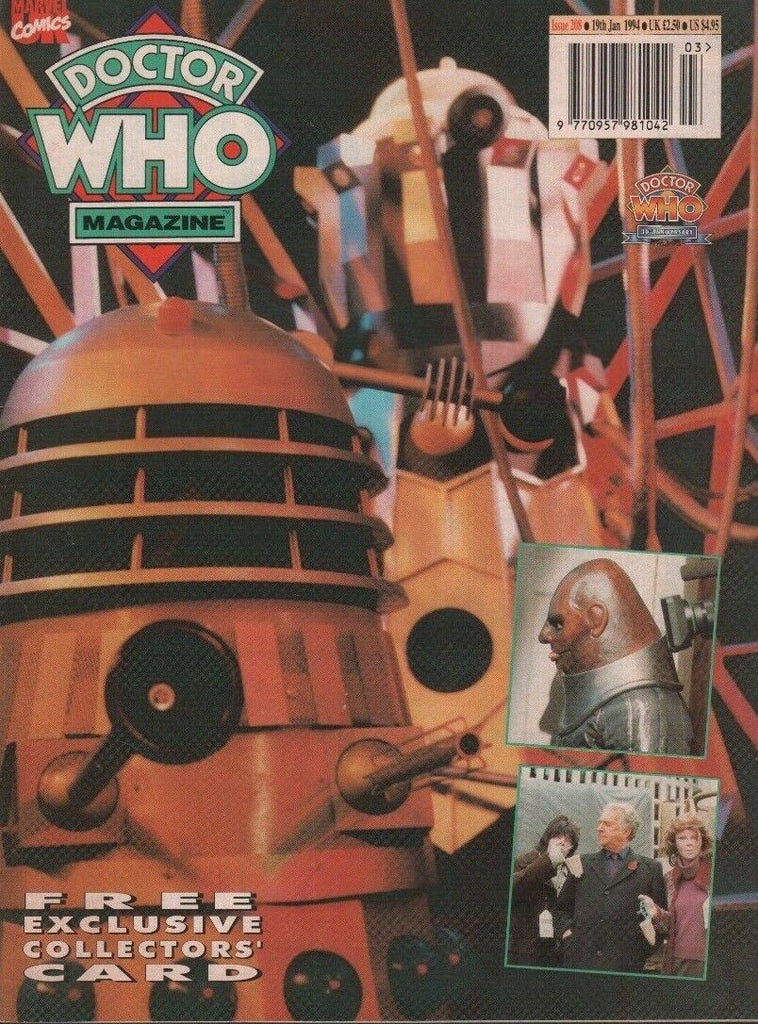 Doctor Who Marvel Magazine January 1994 with Card 032818DBE