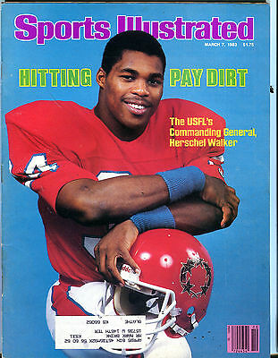 Sports Illustrated Magazine March 7 1983 Herschel Walker EX 071916jhe