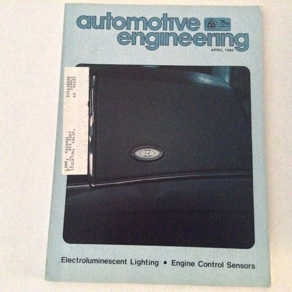 Automotive Engineering Magazine Electroluminescent Light April 1980 061417nonrh2