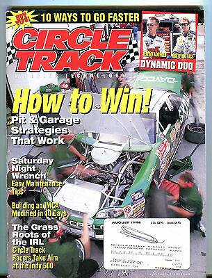 Circle Track & Racing Technology Magazine August 1998 How To Win! VGEX 052016jhe