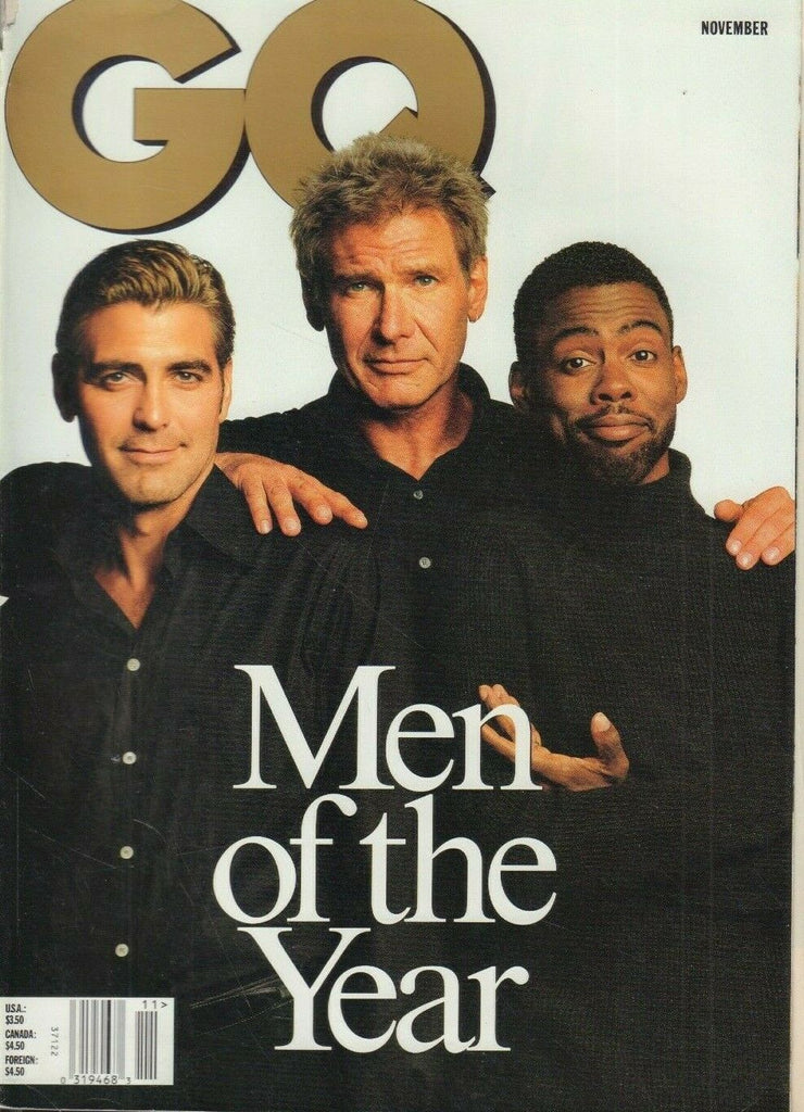 GQ November 1998 Men of The Year George Clooney Chris Rock 030619DBE