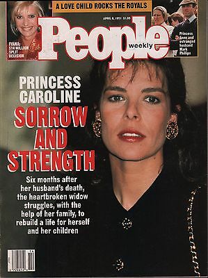 People Weekly April 8 1991 Princess Caroline, Ivana Trump VG 012916DBE