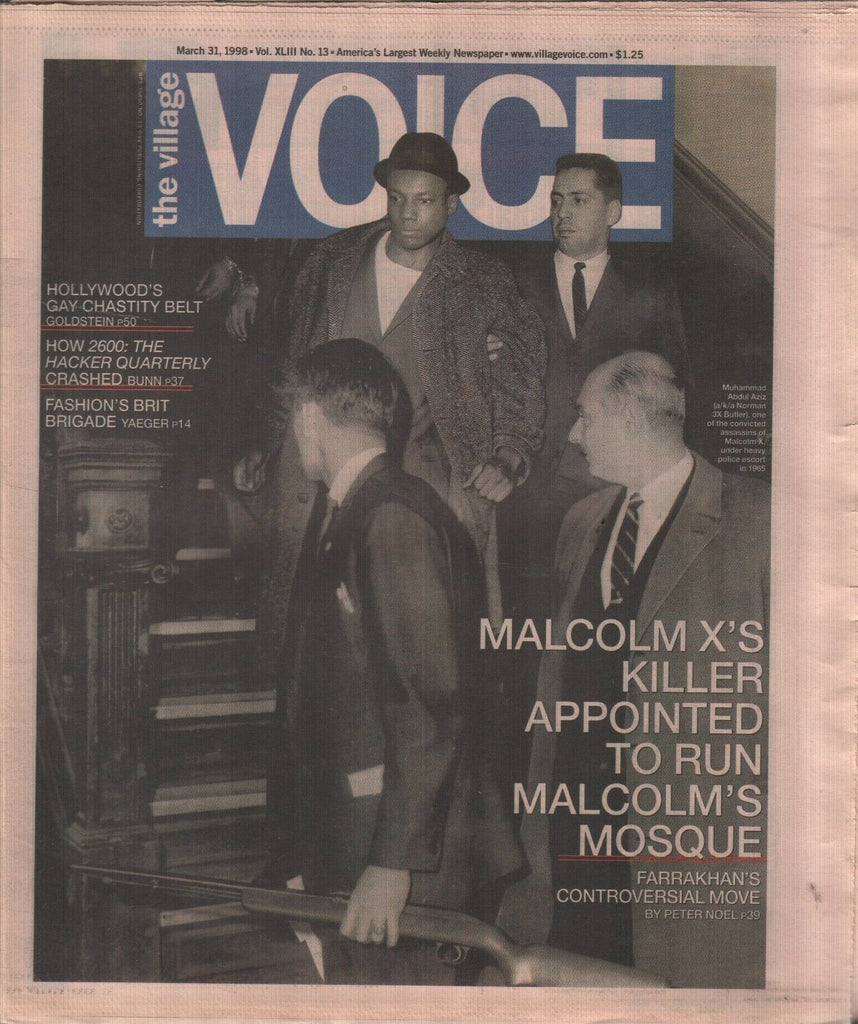 The Village Voice NYC March 31 1998 Malcom X Muhammad Abdul Aziz 122019AME2