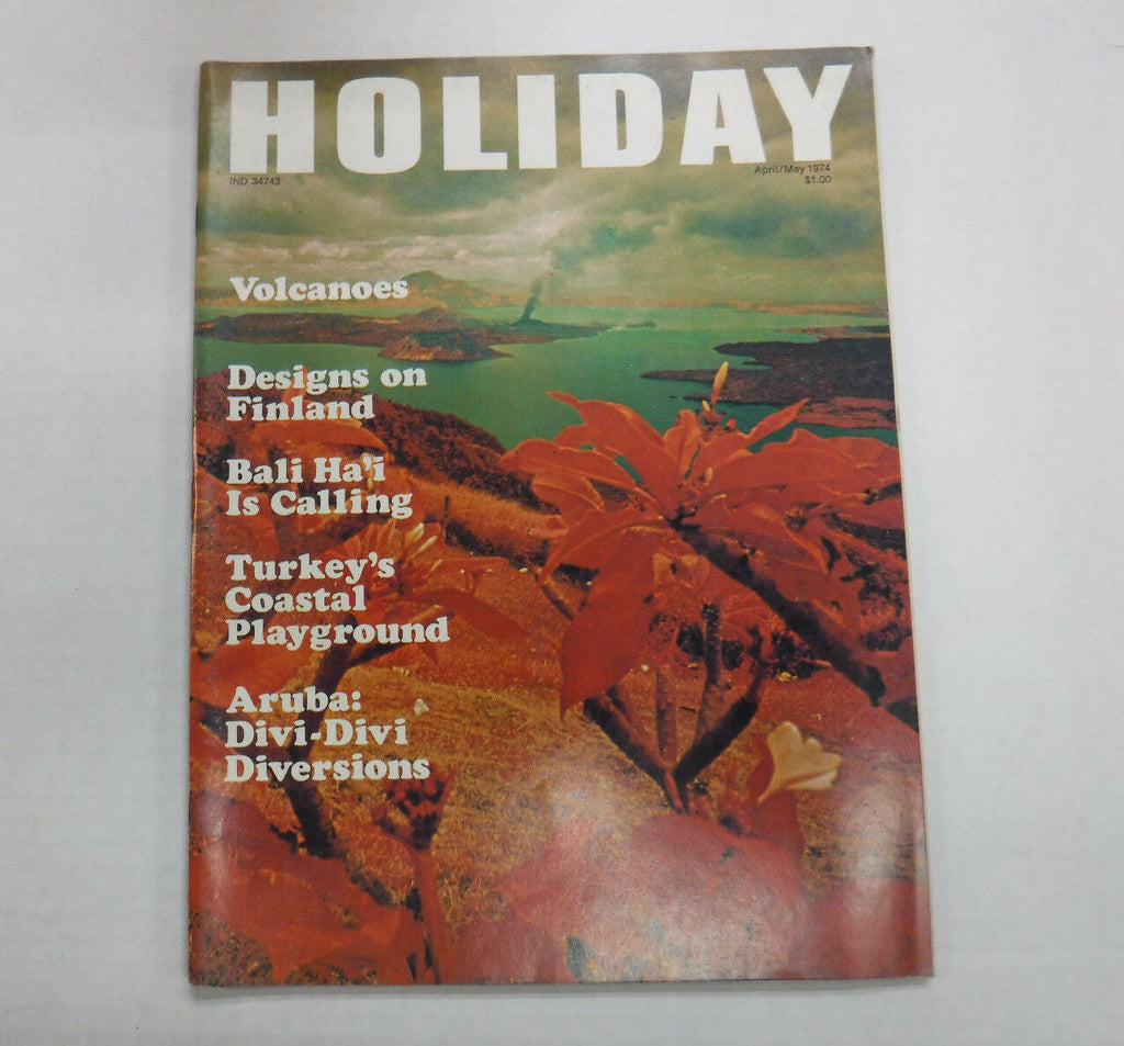Holiday Magazine Volcanoes & Finland April/May 1974 111416R