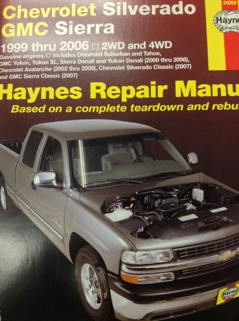 Chevrolet Silverado GMC Sierra Magazine Haynes Manual 1999-2006 011619nonr