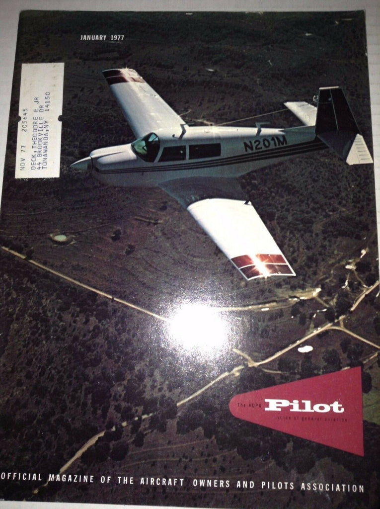 The AOPA Pilot Airplane Magazine Curtiss Eagle Solvang January 1977 120716rh