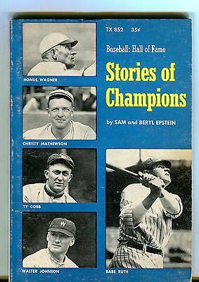 Baseball: Hall Of Fame Stories Of Champions 1965 EX 041116jhe