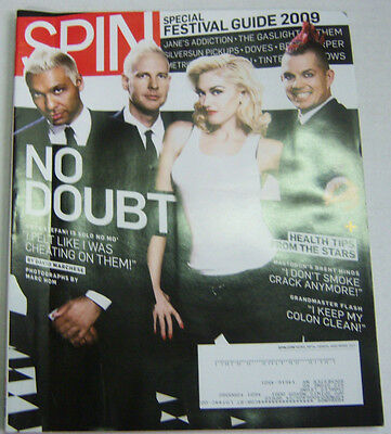 Spin Magazine No Doubt, Jane's Addiction May 2009 030713R