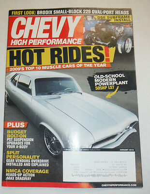 Chevy High Performance Magazine Hot Rides Old School Chevy January 2010 020615R