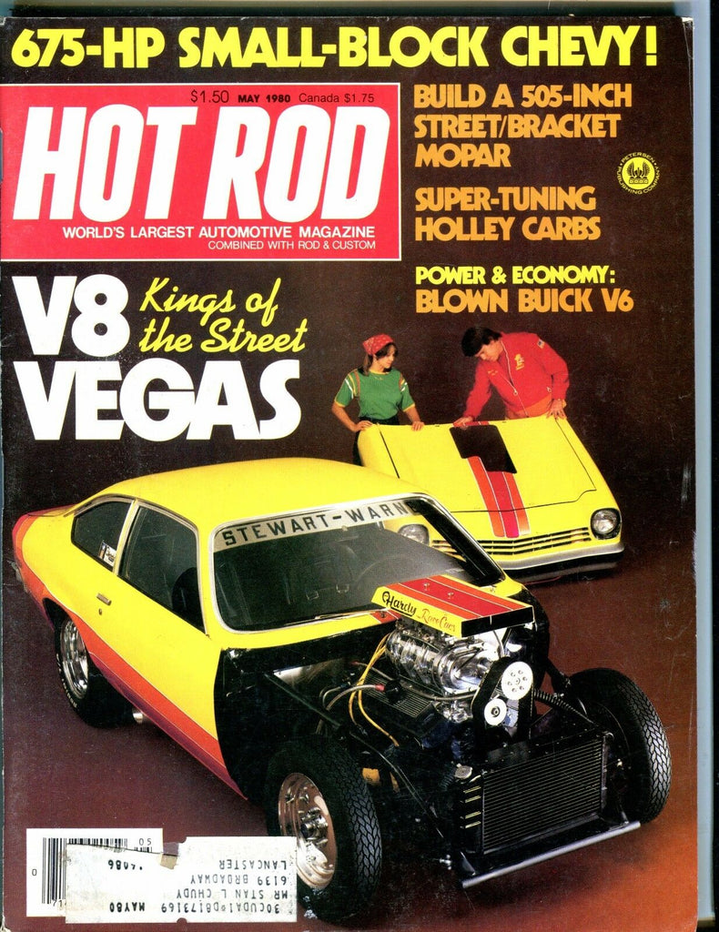 Hot Rod Magazine May 1980 V8 Vegas VG w/ML 051217nonjhe