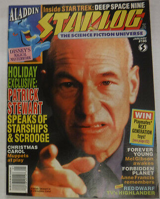 Starlog Magazine Patrick Stewart & Red Dwarf No.186 January 1993 081915R3