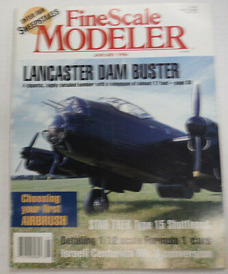 FineScale Modeler Magazine Lancaster Dam Buster January 1996 042515R