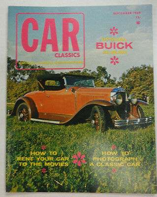 Car Classics Magazine How To Progotgraph A Classic Car September 1969 052115R2