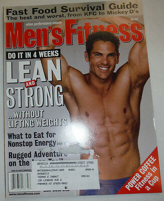 Men's Fitness Magazine Lean And Strong & Nonstop Energy June 2000 030615R