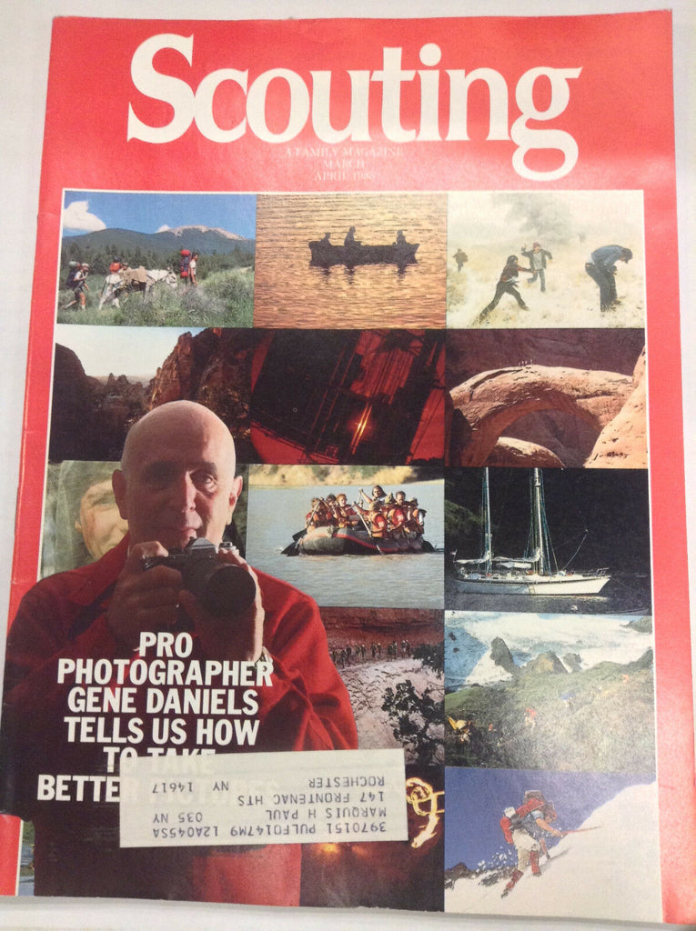 Scouting Magazine Pro Photographer Gene Daniels March/April 1985 042617nonr