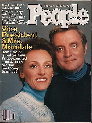 People Weekly February 27 1978 Walter Mondale, Joan Mondale VG 020116DBE