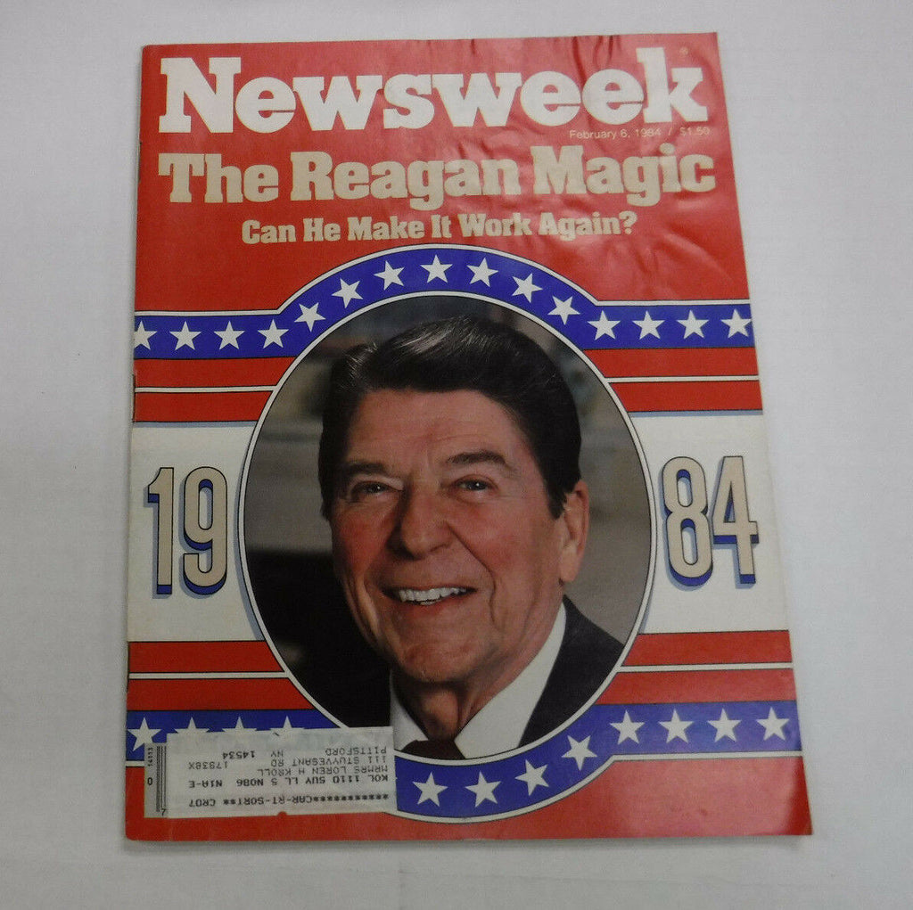 Newsweek Magazine Ronald Reagan Magic February 6, 1984 101916R