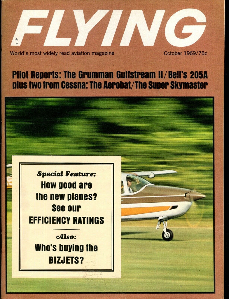 Flying Magazine October 1969 Grumman Gulfstream II EX No ML 112916jhe
