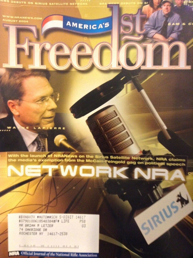 America's 1st Freedom Magazine Launch Of NRANews August 2004 021618nonrh
