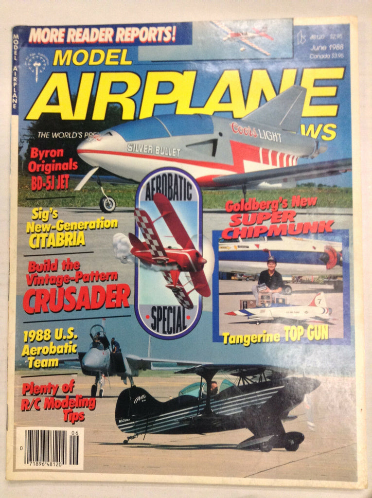 Model Airplane News Magazine Bryon BD-5J Jet June 1988 041517nonrh