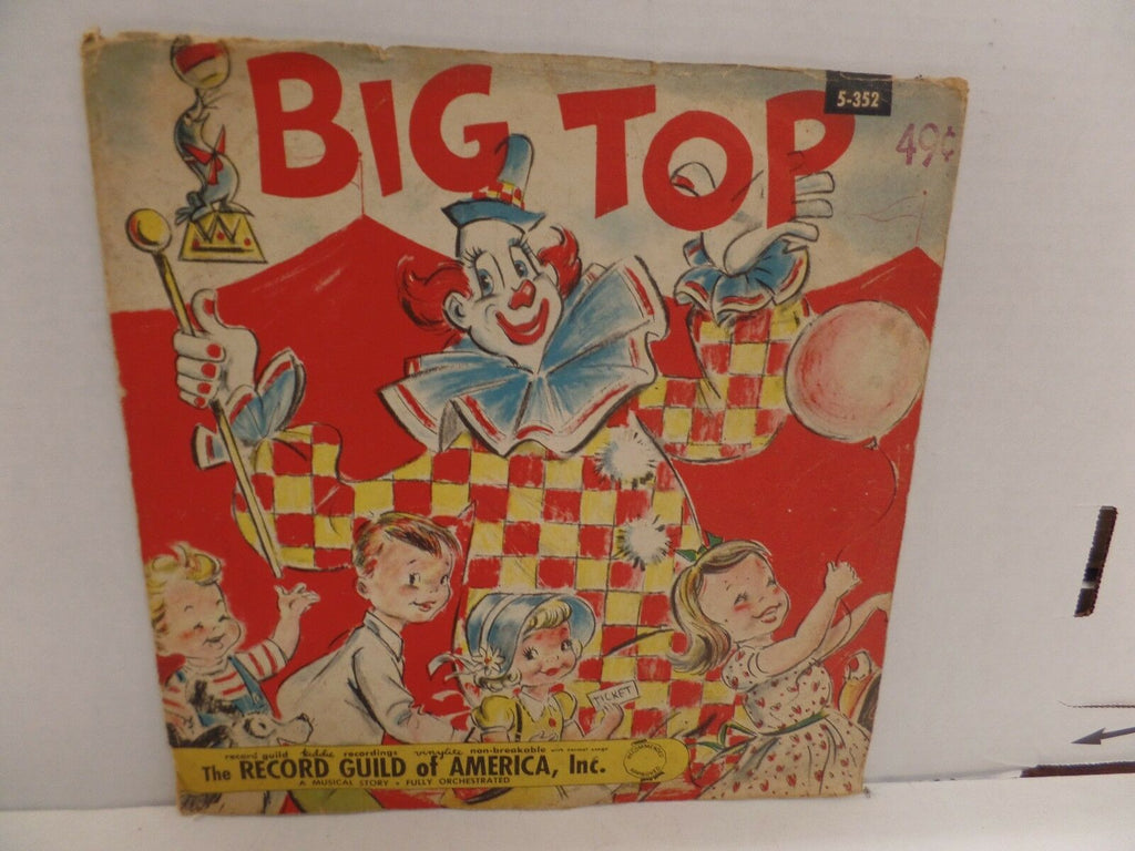 Record Guild of America Big Top Ray Heartherton 5-352 10"33rpm 011720DBT2