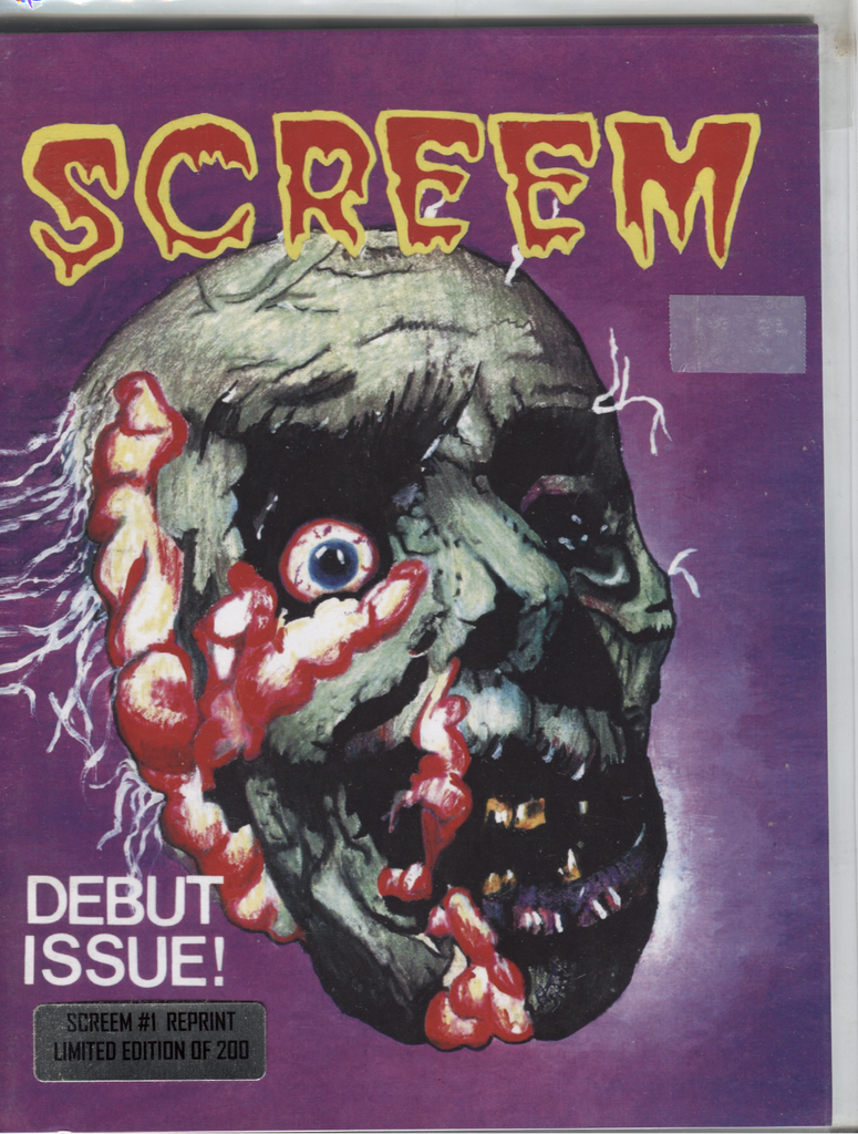 SCREEM #1 Reprint Issue Limited Edition of 200 072420DBE