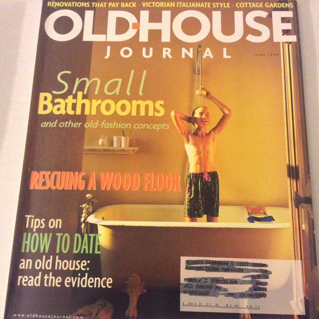 Old House Magazine Small Bathrooms And Wood Floors June 1998 071217nonrh
