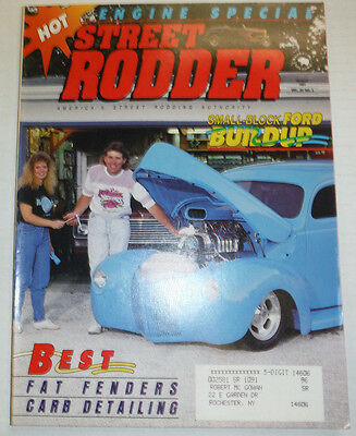 Street Rodder Magazine Small Block Ford Buildup March 1991 010615R