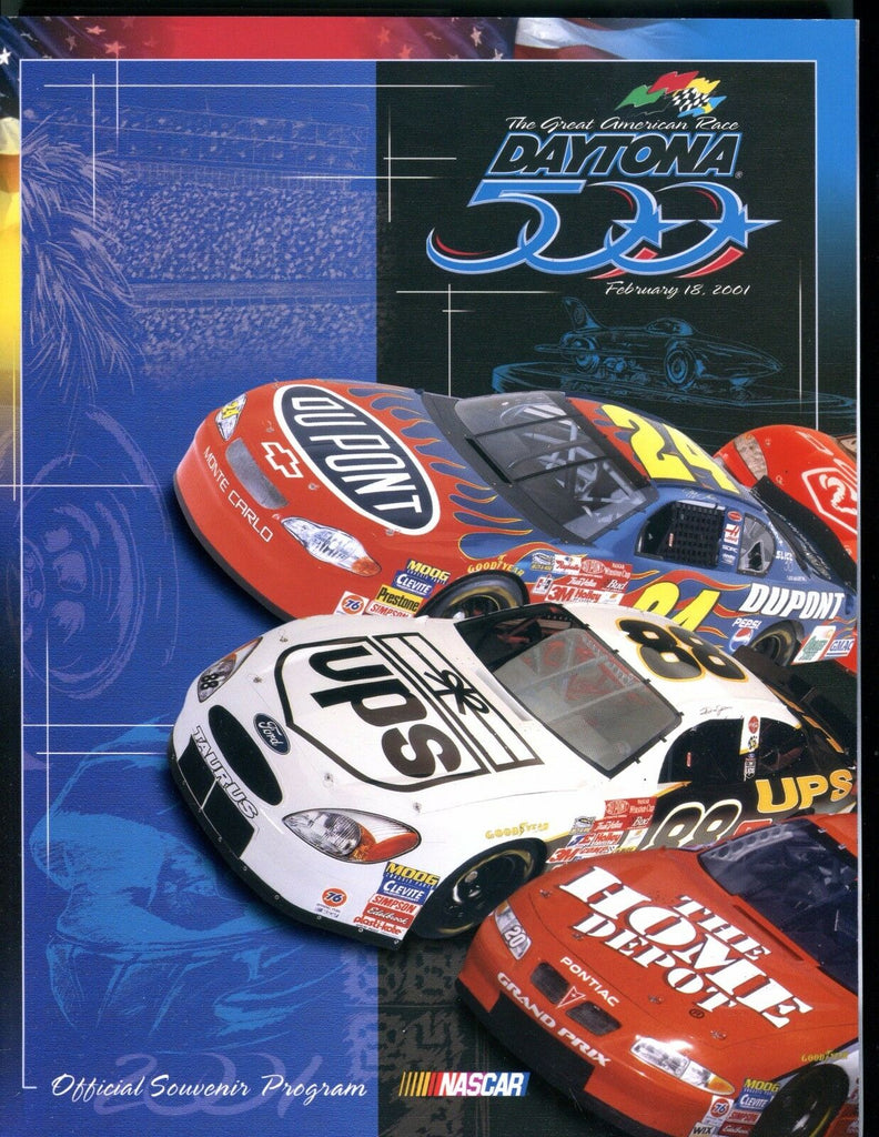 Daytona 500 2001 Official Program EX 061317nonjhe