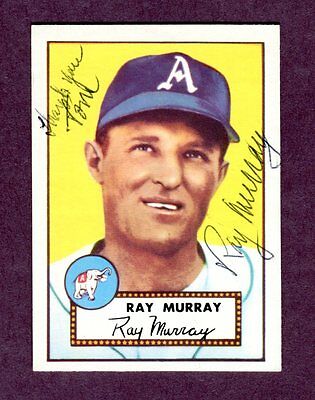 Autographed Signed 1952 Topps Reprint Series #299 Ray Murray w/coa jh33