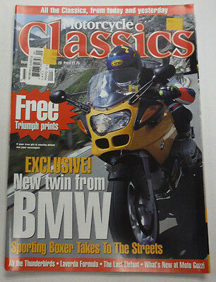 Motorcycle Classics Magazine New Twin From BMW September 1998 012615R