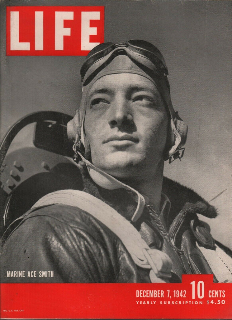Life December 7 1942 WWII Marine Ace Smith WWII Torpedo Bomber 081619AME