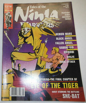 Ninja Warriors Magazine Demon Wars & Black Angel January 1989 081914R