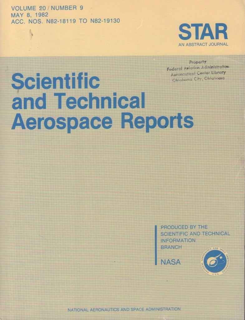 Scientific And Technical Aerospace Reports May 8 1982 040717nonDBE