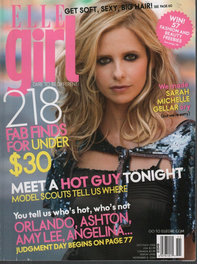 Elle Girl Fashion Magazine October/November 2004 Avril Lavigne 090919AME2
