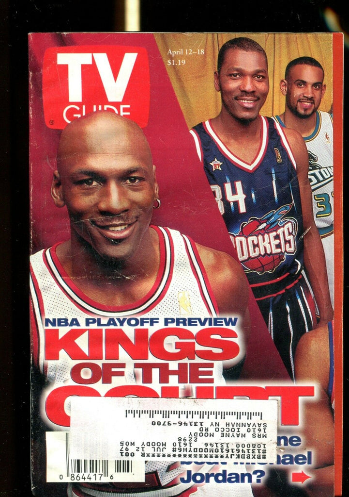 TV Guide Magazine April 12-18 1997 Michael Jordan EX w/ML 120216jhe