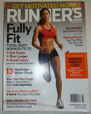 Runner's World Magazine Mantra Power February 2011 031815R