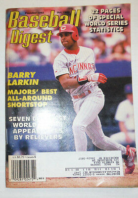 Baseball Digest Magazine Barry Larkin & Hideo Nomo October 1995 020315R