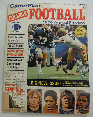 GamePlan Football Magazine Tony Dorsett Rob Lytle 1976 060815R2