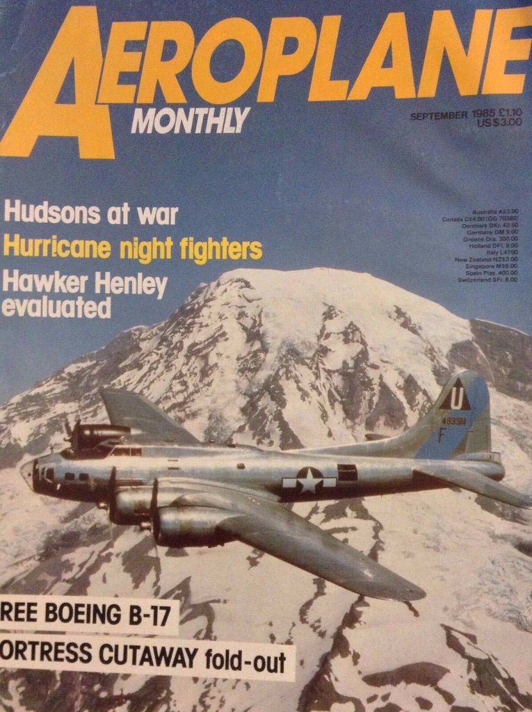 Aeroplane Monthly Magazine Hudsons At War September 1985 121017nonrh