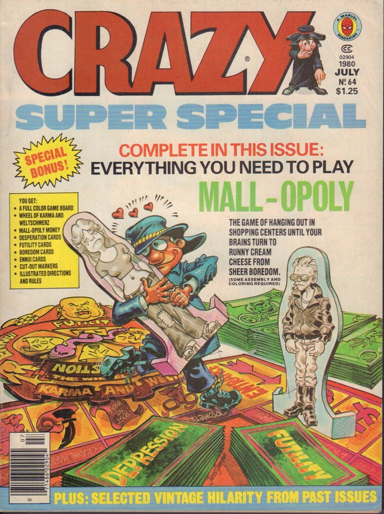 Crazy Super Special July 1980 Mall-Opoly Marvel Magazine 080817nonDBE