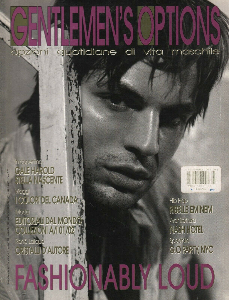 Gentleman's Options Italian Men's Fashion July-Sept 2001 Eminem 030420AME2