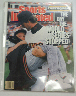 Sports Illustrated Magazine The World Series Stopped October 1989 NO ML 051315R