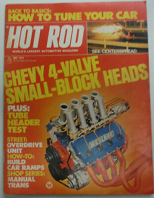 Hot Rod Magazine Chevy 4-Valve Small-Block Heads May 1974 NO ML 050215R